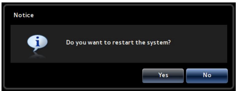 SAMSUNG LF-TBWHD - Restart the system - 1
