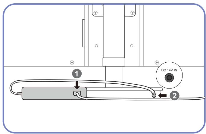 SAMSUNG LF-TBWHD - Connecting the Power - 1