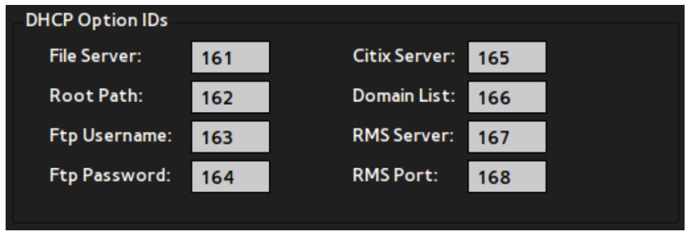 SAMSUNG LF-TBWHD - DHCP Options - 1