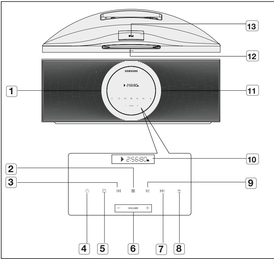 SAMSUNG MM-D470D - Front Panel - 1