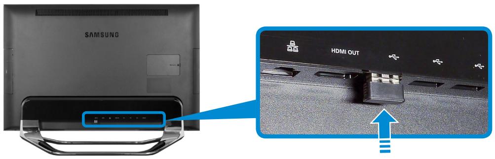 SAMSUNG DP700A7D - ▶ Check the status of the wireless signal receiver. - 1