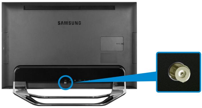 SAMSUNG DP700A7D - Connecting the TV Antenna - 1