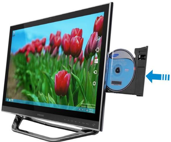 SAMSUNG DP700A7D - Inserting and Ejecting a CD - 1