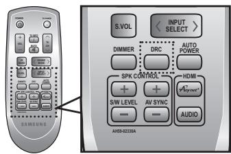 SAMSUNG HT-D450 - Using the AV SYNC function - 1