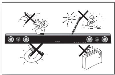 SAMSUNG HT-D450 - PRECAUTIONS - 4