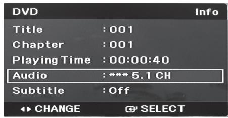 SAMSUNG MM-D430 - Audio Language Selection Function - 1