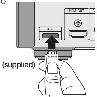 SAMSUNG MM-D430 - Connecting an iPod(optional) - 2
