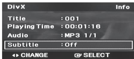 SAMSUNG MM-D430 - Subtitle Language Selection Function - 2