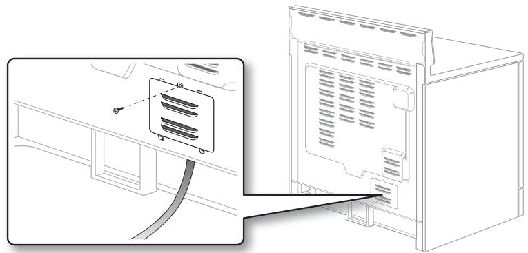 SAMSUNG NE597R0ABSR/AC - STEP 5. REPLACING THE ACCESS COVER - 1