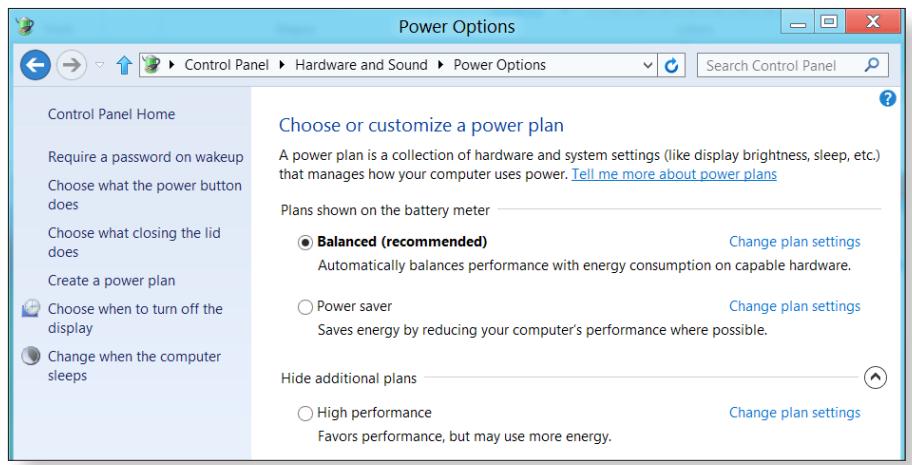 SAMSUNG NP540U3C - Using the power management program - 1