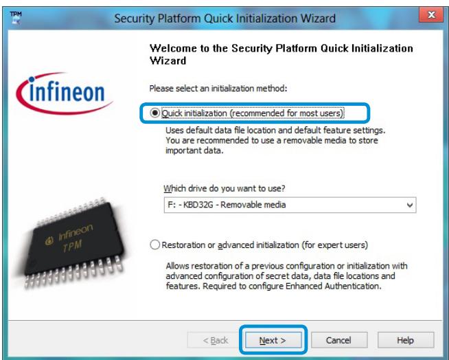 SAMSUNG NP540U3C - Registering the TPM program - 1