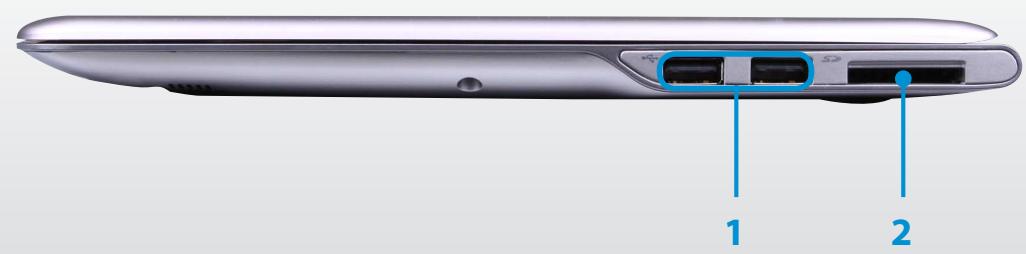 SAMSUNG NP540U3C - Right View - 1