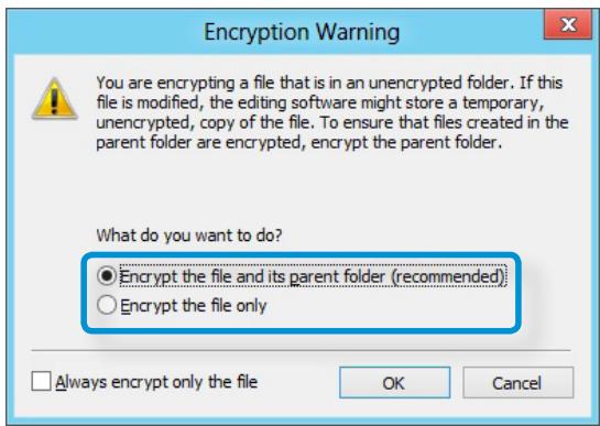 SAMSUNG NP540U3C - Encrypting a file (folder) - 3
