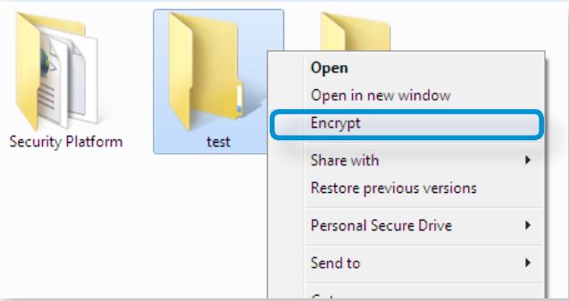 SAMSUNG NP540U3C - Encrypting a file (folder) - 2
