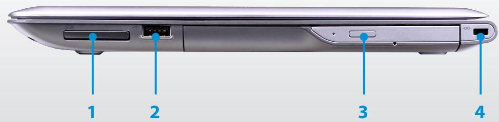 SAMSUNG NP540U3C - Right View - 2
