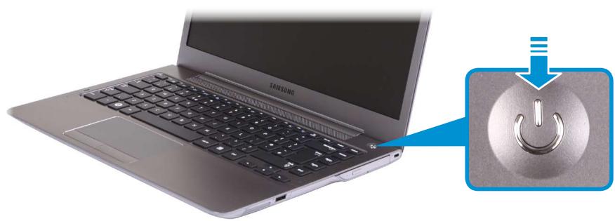 SAMSUNG NP540U3C - Turning the computer on - 1