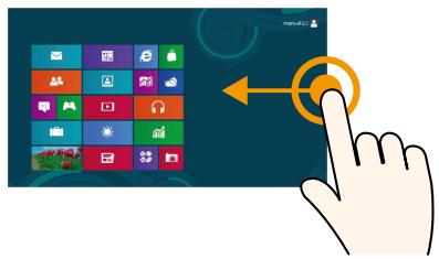 SAMSUNG NP770Z5E - Learning basic touch screen operations - 1