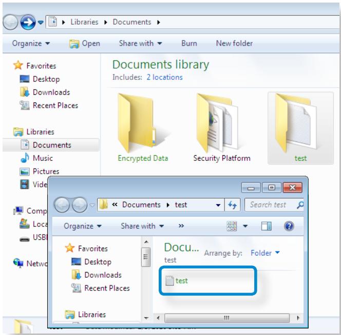 SAMSUNG NP770Z5E - Encrypting a file (folder) - 6