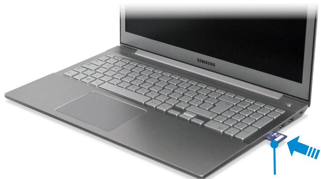 SAMSUNG NP770Z5E - Using the card - 2