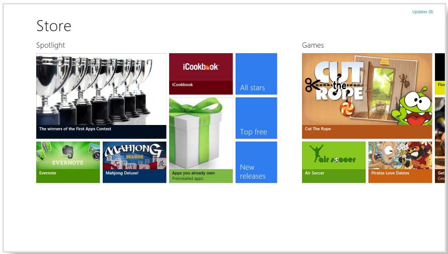 SAMSUNG NP770Z5E - Using the Windows Store - 1