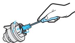 SAMSUNG SR448EW - Cleaning behind the Refrigerator - 5