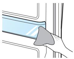 SAMSUNG SR448EW - Cleaning the Rubber door seals - 1