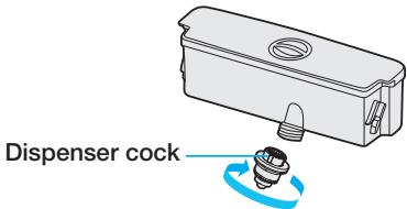 Dispenser cock