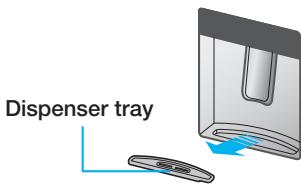 Dispenser tray