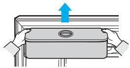 SAMSUNG SR448EW - REMOVING THE REFRIGERATOR ACCESSORIES - 4