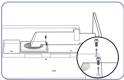 SAMSUNG SYNCMASTER S24A850DW - Installing a Wall-mount Kit or Desktop Stand - 3