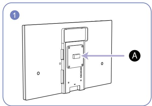 SAMSUNG SYNCMASTER S24A850DW - Installing a Wall-mount Kit or Desktop Stand - 5