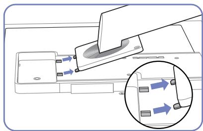 SAMSUNG SYNCMASTER S24A850DW - Installing a Wall-mount Kit or Desktop Stand - 4