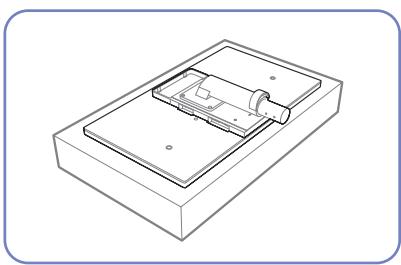 SAMSUNG SYNCMASTER S24A850DW - Attaching the Stand - 1
