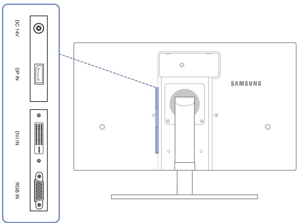 SAMSUNG SYNCMASTER S24A850DW - Reverse Side - 2