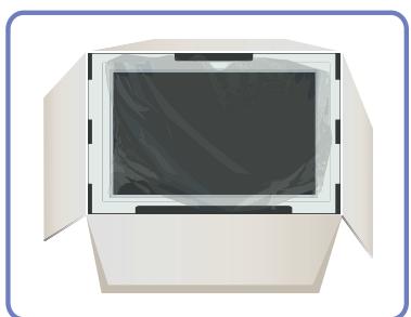 SAMSUNG SYNCMASTER S24A850DW - Removing the Packaging - 4