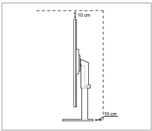 SAMSUNG SYNCMASTER S24A850DW - Securing the Installation Space - 3