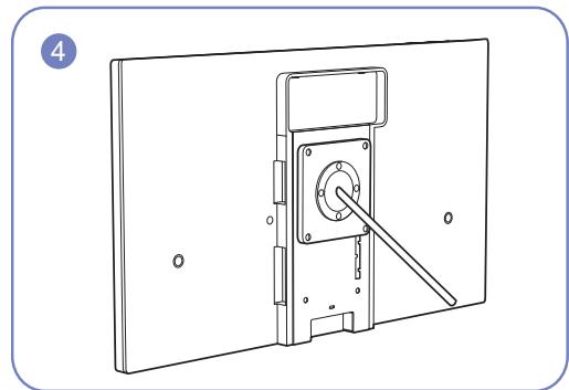 SAMSUNG SYNCMASTER S24A850DW - Installing a Wall-mount Kit or Desktop Stand - 8