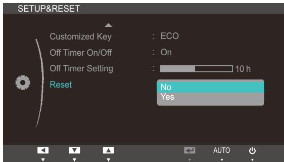 SAMSUNG SYNCMASTER S24A850DW - Initializing Settings (Reset) - 1