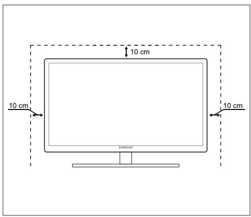SAMSUNG SYNCMASTER S24A850DW - Securing the Installation Space - 2