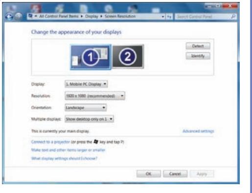 SAMSUNG SYNCMASTER S24A850DW - Changing the Resolution Using a PC - 12