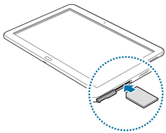 SAMSUNG SM-P605 - Installing the SIM or USIM card - 2