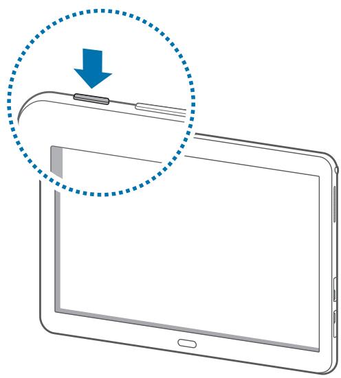 SAMSUNG SM-P605 - Turning the device on and off - 1