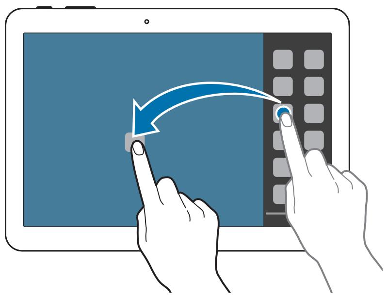 SAMSUNG SM-P605 - Launching applications in a split screen Multi Window - 2