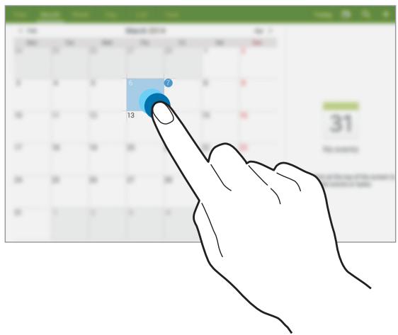 SAMSUNG SM-P605 - Creating events or tasks - 1