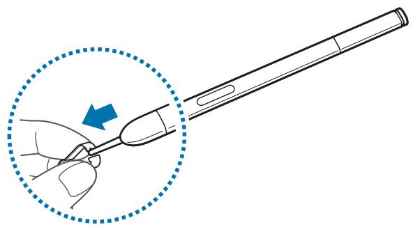 SAMSUNG SM-P605 - Replacing the S Pen nib - 1