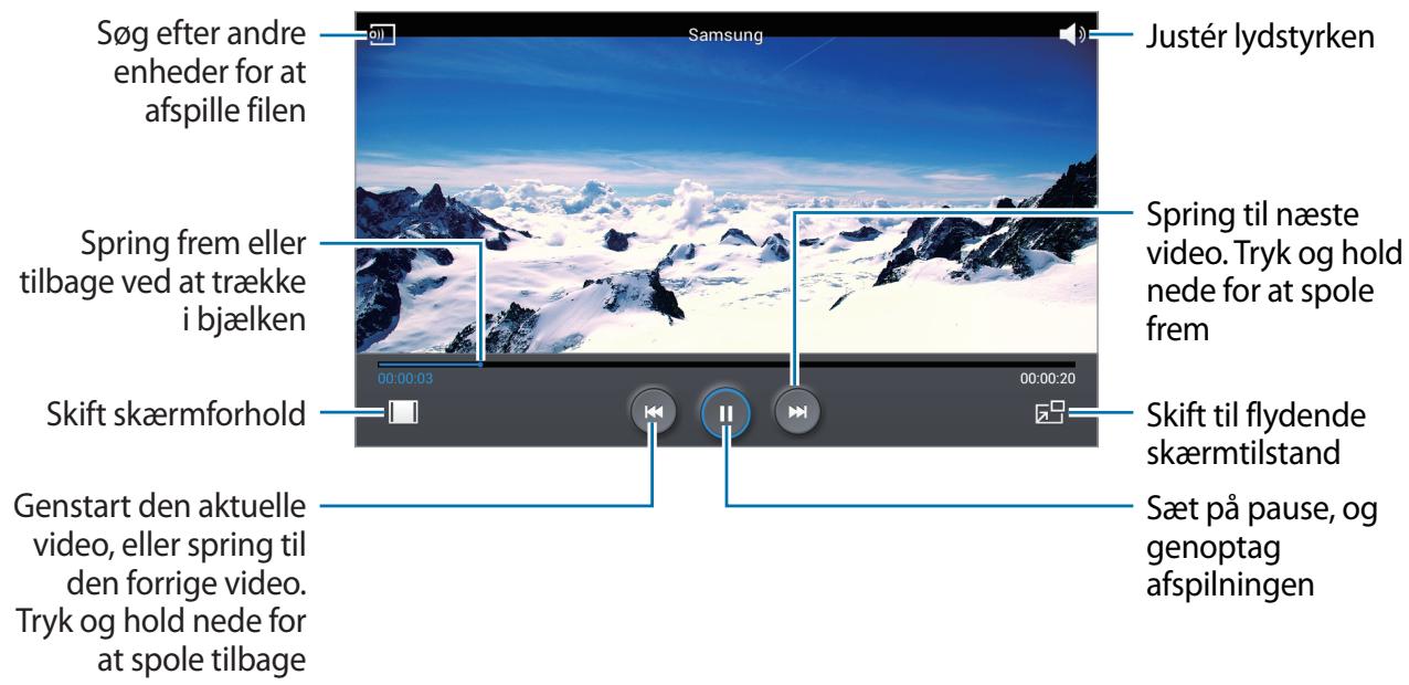 SAMSUNG SM-T110X - Afspille videoklip - 1