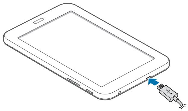 SAMSUNG SM-T110X - Bruge opladen - 1
