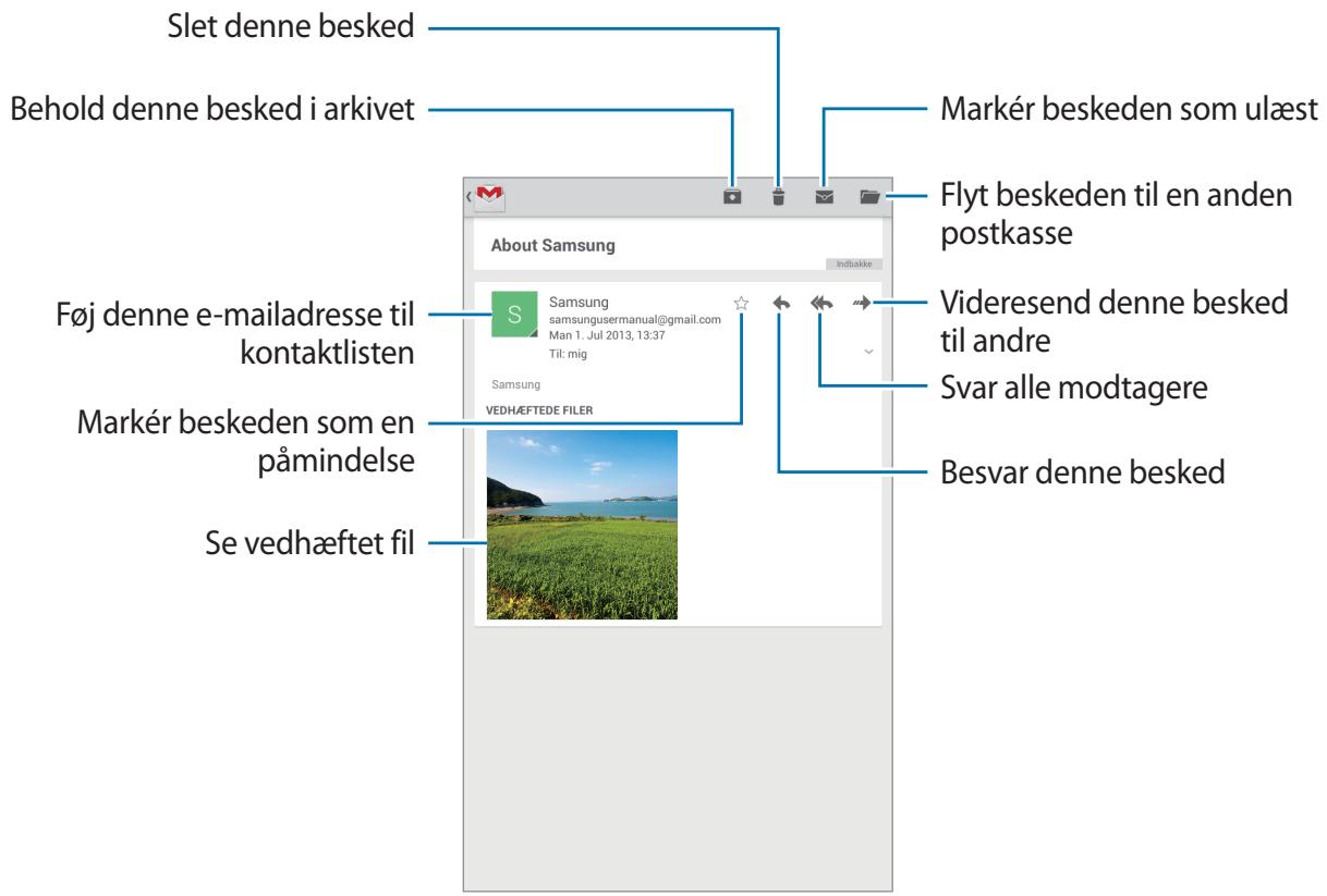 SAMSUNG SM-T110X - Læse beskeder - 1