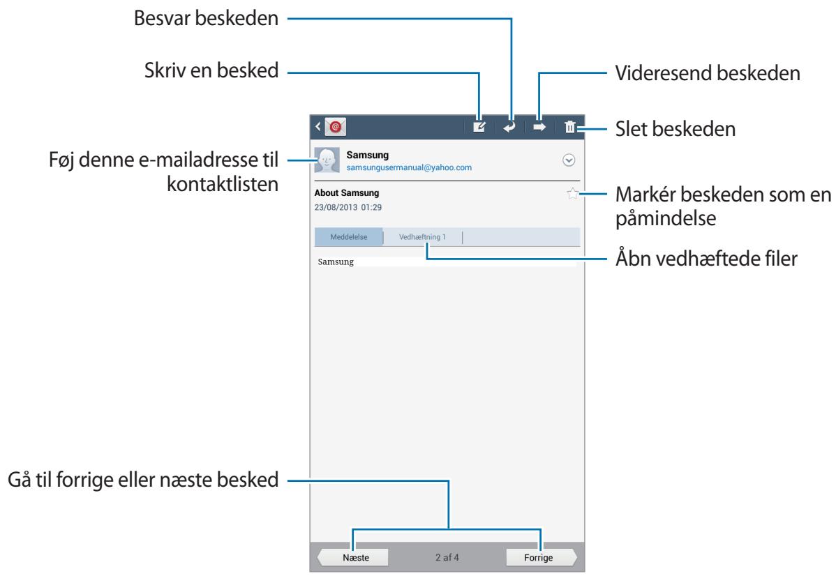 SAMSUNG SM-T110X - Læse beskeder - 1