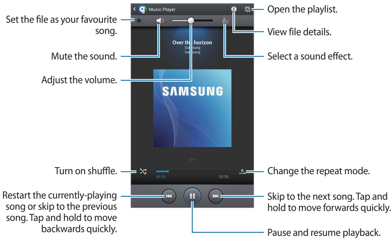 SAMSUNG SM-T211 - Playing music - 1